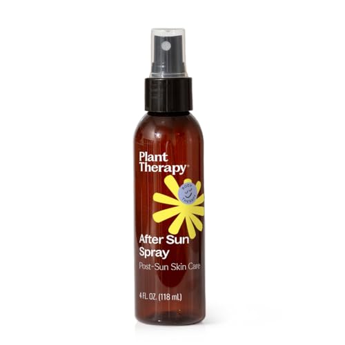Plant Therapy After Sun Spray 4 oz, Natural Sunburn Relief, Instantly Soothes &amp; Supports Skin Recovery, Reduces Discomfort from Irritated Skin, Includes Aloe Vera