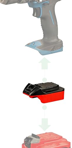 Adapter Only for Hercules 20V Tools Compatible with New Craftsman V-20 Red/Black CMCB-Series Batteries for Power Supply (No Charging) Not for Heat Gun Vacuum Pump or 12V Tools