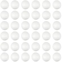 Vaguelly 500 Pcs 0.39 Inch White Foam Balls Polystyrene Craft Balls for DIY Wedding Party Decor Christmas Ornaments Art and Craft Supplies