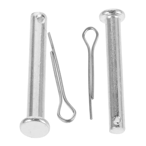 Holibanna 2 Pares Pestillo De La Máquina De Palomitas De Maíz Pequeños Pasadores De Chaveta Pasador De Chaveta Piezas De La Máquina De Palomitas De Maíz Acero Inoxidable Silver