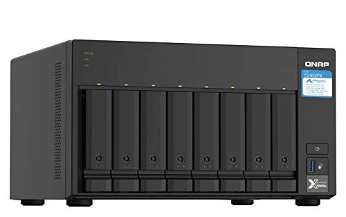 QNAP TS-832PX-4G 8 Bay High-Capacity NAS with 10GbE SFP+ and 2.5GbE