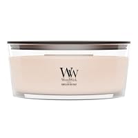 WoodWick Candela profumata | Candela Ellisse | Vaniglia & Sale Marino | Ottimo regalo per donne