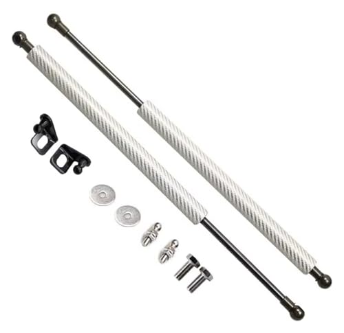 Support de levage capot Civic carbone orange finition premium - 4