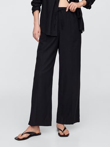 GAP Women's Wide Leg Linen Pull on Pant3