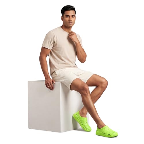 Image of Neeman's Cushers Rainscape Clogs for Men | Water-Friendly Slip-On Clogs | Lightweight Cushioned Comfort | Quick Dry Casual Footwear | Everyday Walking Chappal