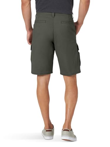 Image of AVANOVA Men's Cargo Shorts with Elastic Waist - Lightweight Cotton Casual Summer Shorts for Gym, Travel & Outdoor Wear | Multi-Pocket Comfy Fit Dailywear Bottoms ((Shorts 264)