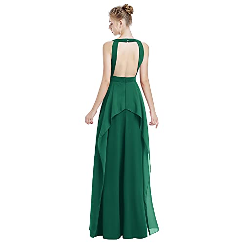 Image of Women Transformer Hi Low Evening Long Prom Dress Halter Convertible Multi Way Spaghetti Strap Wedding Cocktail Maxi Gown