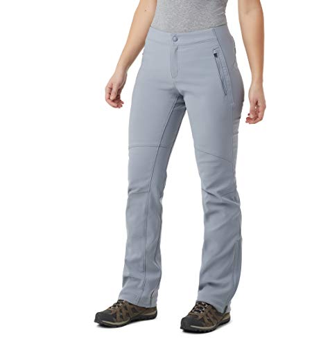 Columbia Back Beauty Passo Alto Pantalón Térmico, Mujer, Tradewinds Grey, 4/R