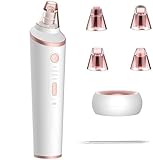 Mitesserentferner Porenreiniger Kablellos Porensauger Akne Entferner Blackhead Remover Vakuumsauger Hautreiniger Elektrisch Porensauger mit LED-LichtFunktion