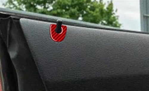 Insert trou de serrure BMW Z4 E89 carbone rouge anti-rayure