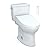 TOTO Drake WASHLET+ Two-Piece Elongated 1.28 GPF TORNADO FLUSH Toilet with C5 Bidet Seat, Cotton White - MW7763084CEG#01