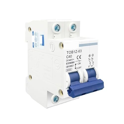 Mini disyuntor 2P CC de 20A y 440V magneto térmico de 6KA 2