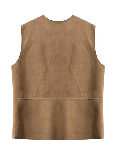 Choomomo Boys Girls Medieval Gothic Suit Vest Kids V-Neck Sleeveless Steampunk Lace-Up Dressy Waistcoat4