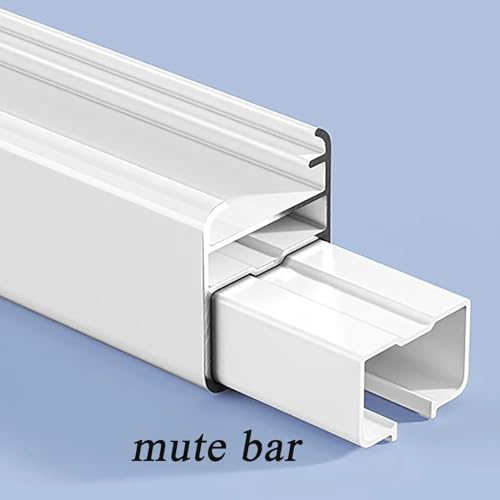 Tringles à rideaux réglables de 3,9 m et rail de séparation polyvalent intérieur - 4