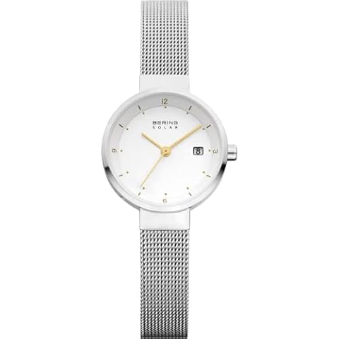 BERING Women's Solar Watch with Sapphire Crystal Cover
