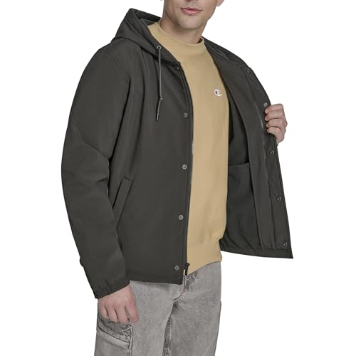 Image of Champion Men's Hooded Coaches Rain Jacket