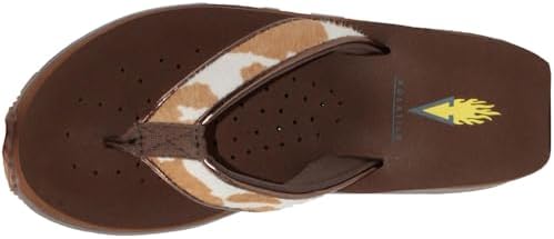 VOLATILE Womens Neville Flip Flops Athletic Sandals Casual Low Heel 1-2" - Brown - Size 7 M | Image 3