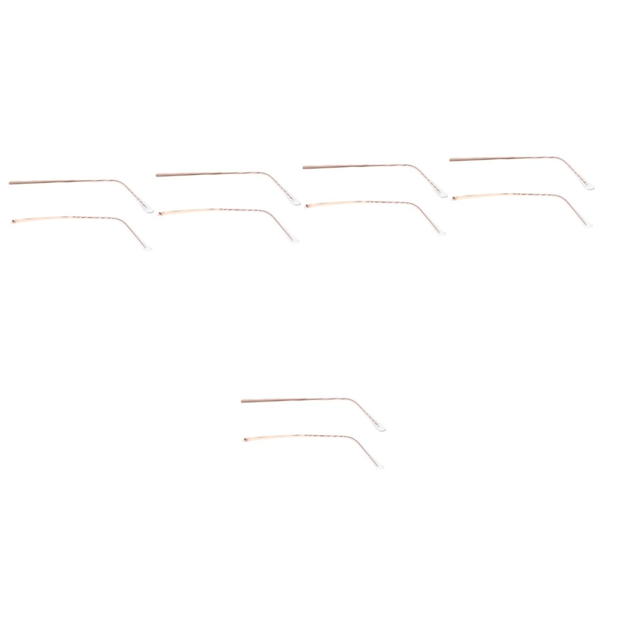 Healvian 5paires Jambes De Lunettes Métalliques Bras De Remplacement Universels Pour Lunettes Et Accessoires Pratiques Pour Équiper Vos Montures