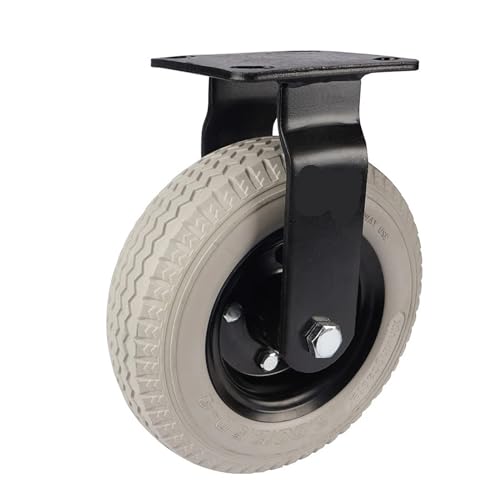Roue en mousse polyuréthane 8 pouces roulette robuste diable industriel