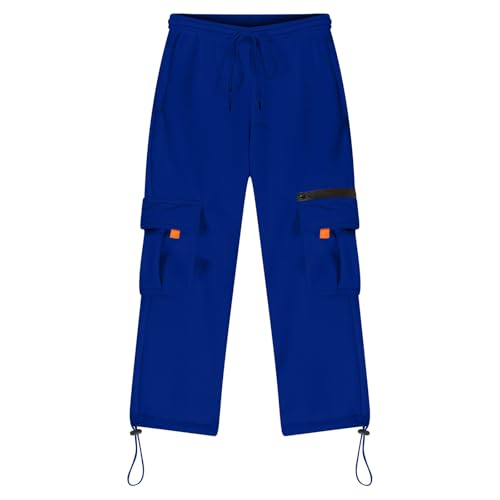 Childrens Boys Sports Sweatpants Jogger Pants Solid Color Elastic Waist Pockets Active Pants Boys School Trousers3