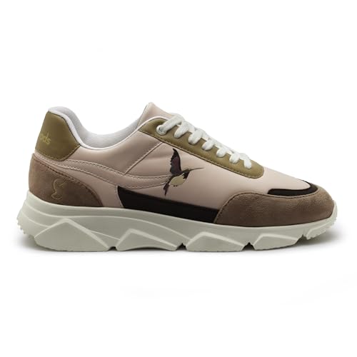 Image of SOLETHREADS Birdie Printed Sneaker for Women| Fashionable |Lightweight| Comfortable | Trendy | Lace-up | Cushioned Insole | Premium Casual Shoes for Women