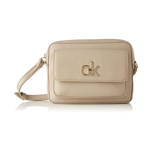 Calvin Klein Damen Re-Lock Kameratasche mit Klappe Crossovers, M