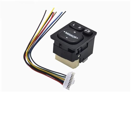 Fiche 9 broches pour interrupteur de rétroviseur rabattable Toyota Corolla ZZE120