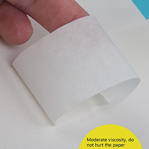 Image of Multi-Purpose White Masking Tape Total Length 20M Painter Tape 4 Kinds Optionals 0.47'' /0.71'' /0.94'' /1.42'' Writable White Masking Tape 1 /2 inch 1 inch 2 inch Wide