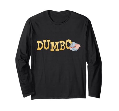 T-shirt Dumbo Disney à manches longues en coton pour bébé garçon et fille