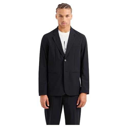 Armani Exchange Men's Ultra Stretch Twill Double Button Blazer Jacket
