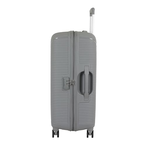 Image of Kamiliant 3PC KAM Double 8 Spinner Wheels Hard Shell Suitcase Nexus DW Set Light Gry,Grey, Small, Medium and Large, 79 cm
