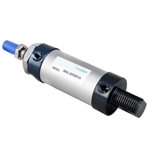 Vérin pneumatique MAL mini cylindre air comprimé course 350mm actionneur linéaire
