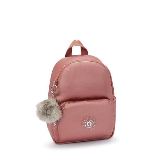 Kipling Zinna Metallic Backpack Metallic Maple2