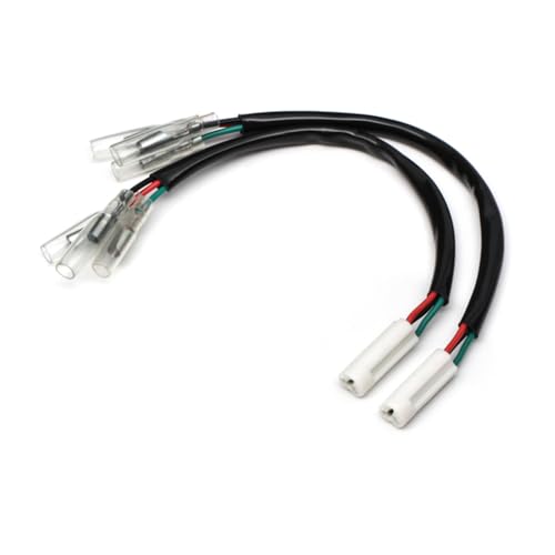Generic 3 Pin Plug Wire Adapters for Yamaha YZF R6 R1 R3 R6S FZ6 FZS6 FZ1 250 500 Turn Signal Wire Adapter Indicator Connectors Blinker Cable Plug Accessories