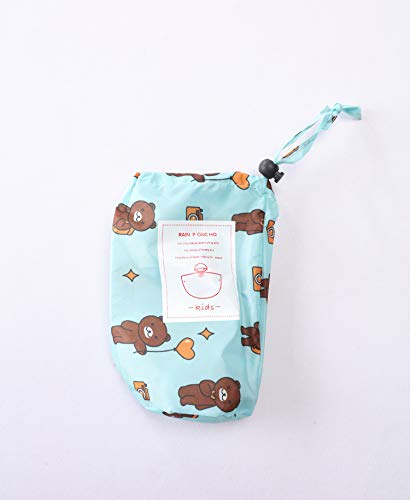 Image of Freesmily Kids Cute Raincoat Waterproof Rain Poncho Jacket Coat for Girls Boys