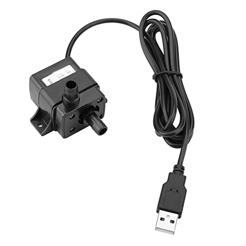 5V USB DC Submersible, Brushless Aquarium Pump Fish Fountain Pet Fountains Circulation Immersible