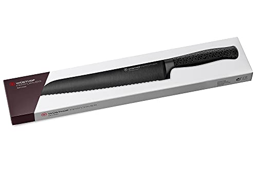Image of Wusthof Performer 9 inch Double Serrated Bread Knife, Black, Large
