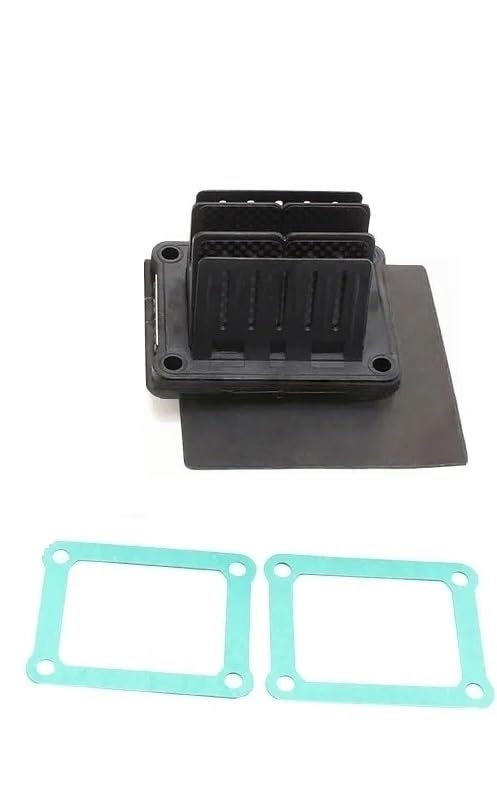 Caja de válvula de lengüeta de fibra de carbono para moto Honda CR125 NSR con colector de admisión 3
