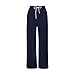 Girls Boys Straight Leg Sweatpants Casual Elastic Waist Loose Outdoor Track Pants with Pockets for Kids 4-15 Years