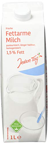 Jeden Tag Frische fettarme Milch 1, 5%, 1L