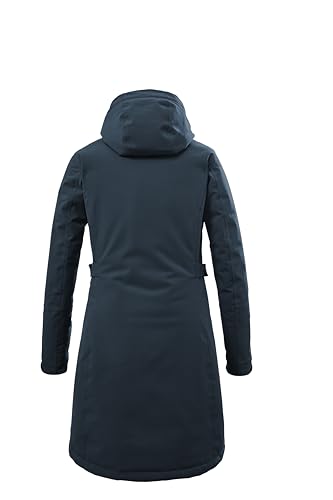 killtec Damen Funktionsparka/Parka mit abzippbarer Kapuze KOW 165 WMN PRK, hellpetrol, 38, 37726-000