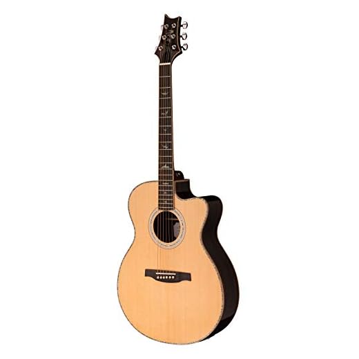 PRS Paul Reed Smith SE A60E Angelus Guitarra eléctrica acústica con funda, natural