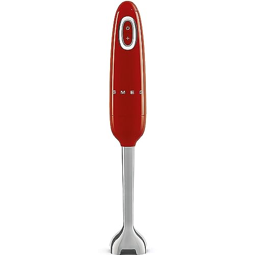 SMEG HBF11RDEU, Batidora de mano 50's Style, Red