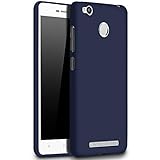 Funda trasera de TPU. United Case Funda Blanda para Xiaomi Redmi 3s  TPU  en Azul Marino  Resistente a Golpes