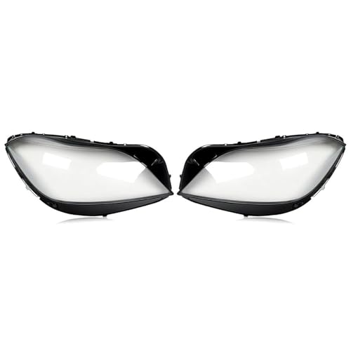 Paire couvercles lentilles phare Mercedes W218 CLS remplacement vitre fissurée