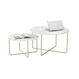 couchtisch marmor silber ☕ ★ Stabiler Kreis Couchtisch ★ Das verbesserte Design mit einer X -Basisstruktur, die Stabilität und langjährige Haltbarkeit gewährleistet. Vier verstellbare Füße Pads für jeden Tisch, verleihen nicht nur Stabilität auf ungleichmäßigem Boden, sondern verhindern auch, dass Ihr schöner Teppich oder Ihr Boden kratzt.