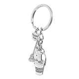 equipement menager traduction Jeton d'appréciation : avec un porte-clés de remerciement, un geste attentionné pour l'appréciation après ménage, un pendentif breloque seau d'eau, un porte-clés balai