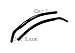 Car Lux AR01416 - Derivabrisas Deflectores de Aire Cortavientos de Ventanillas Delanteros...