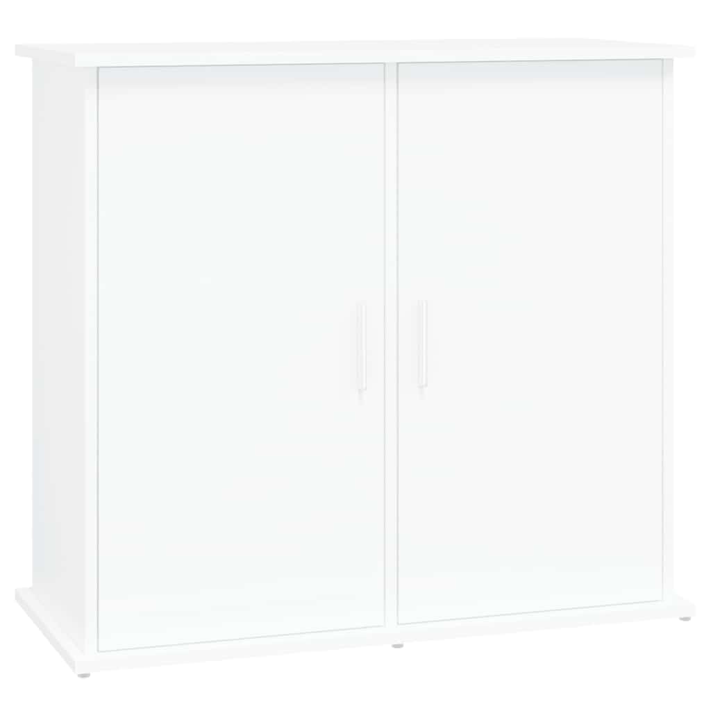 Vidaxl (White, 81 X 36 X 73 Cm) Aquarium Stand Fish Tank Cabinet Aquarium Cabinet Black Engineered Wood