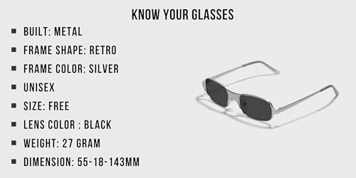 Image of SAM AND MARSHALL BENEDICT Sunglasses I 400UV Protection I Rectangular Sunglass I Men & Women